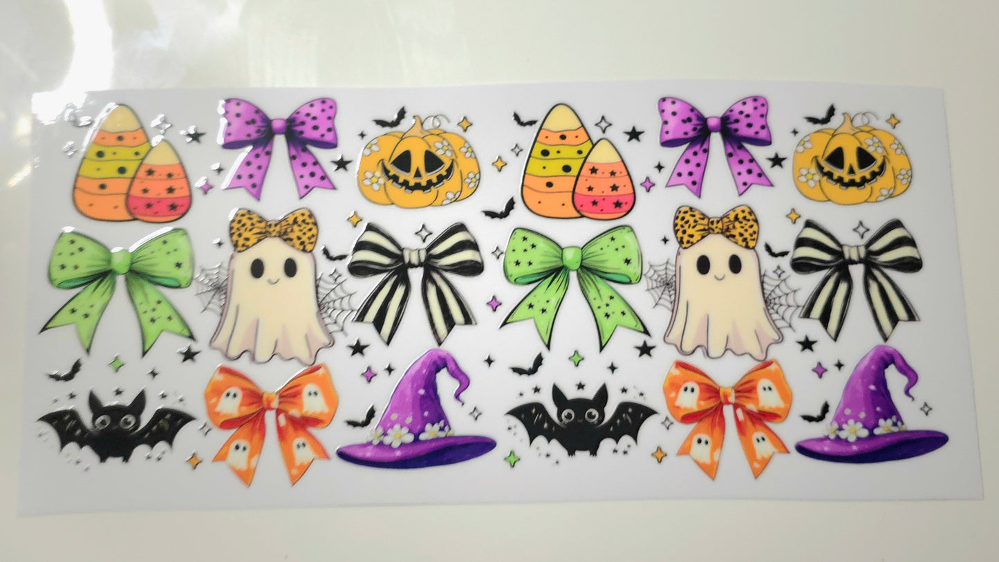 Spooky bows and bats