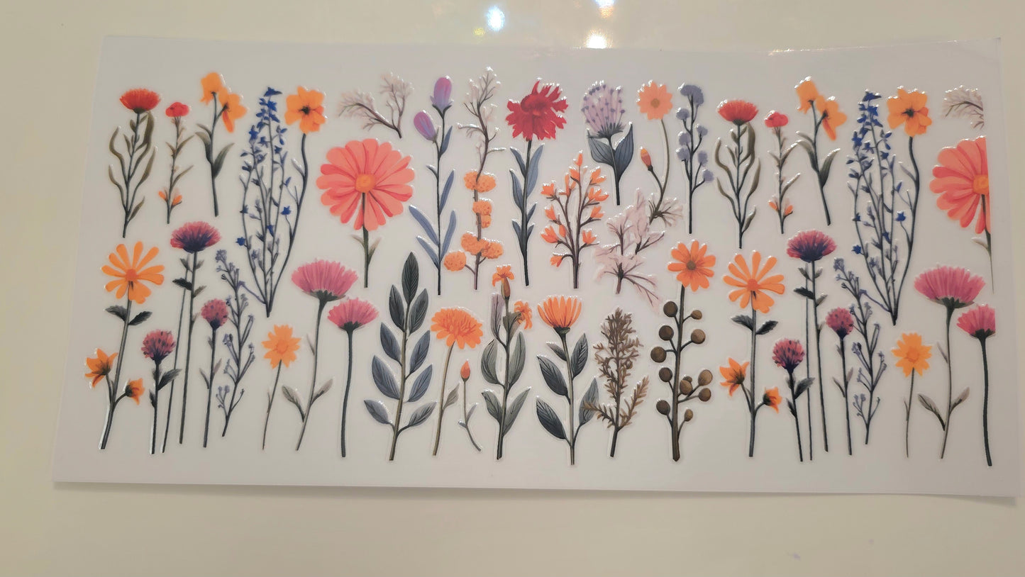 Floral decal 3