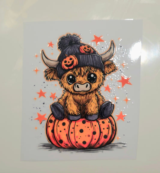 Pumpkin cow