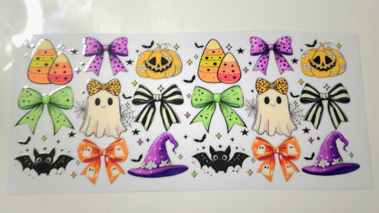 Spooky bows and bats