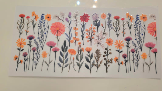 Floral decal 3