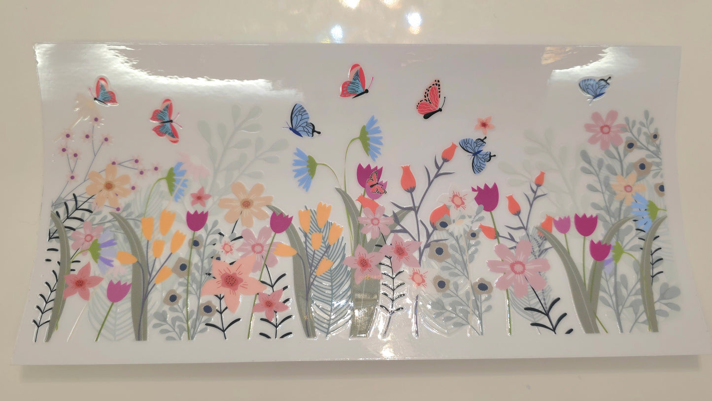 Floral decal 6
