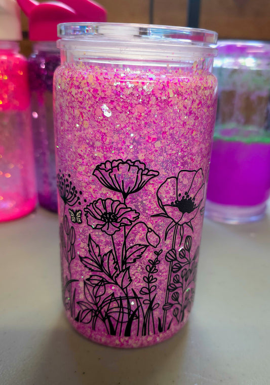 16oz Acrylic Pink
